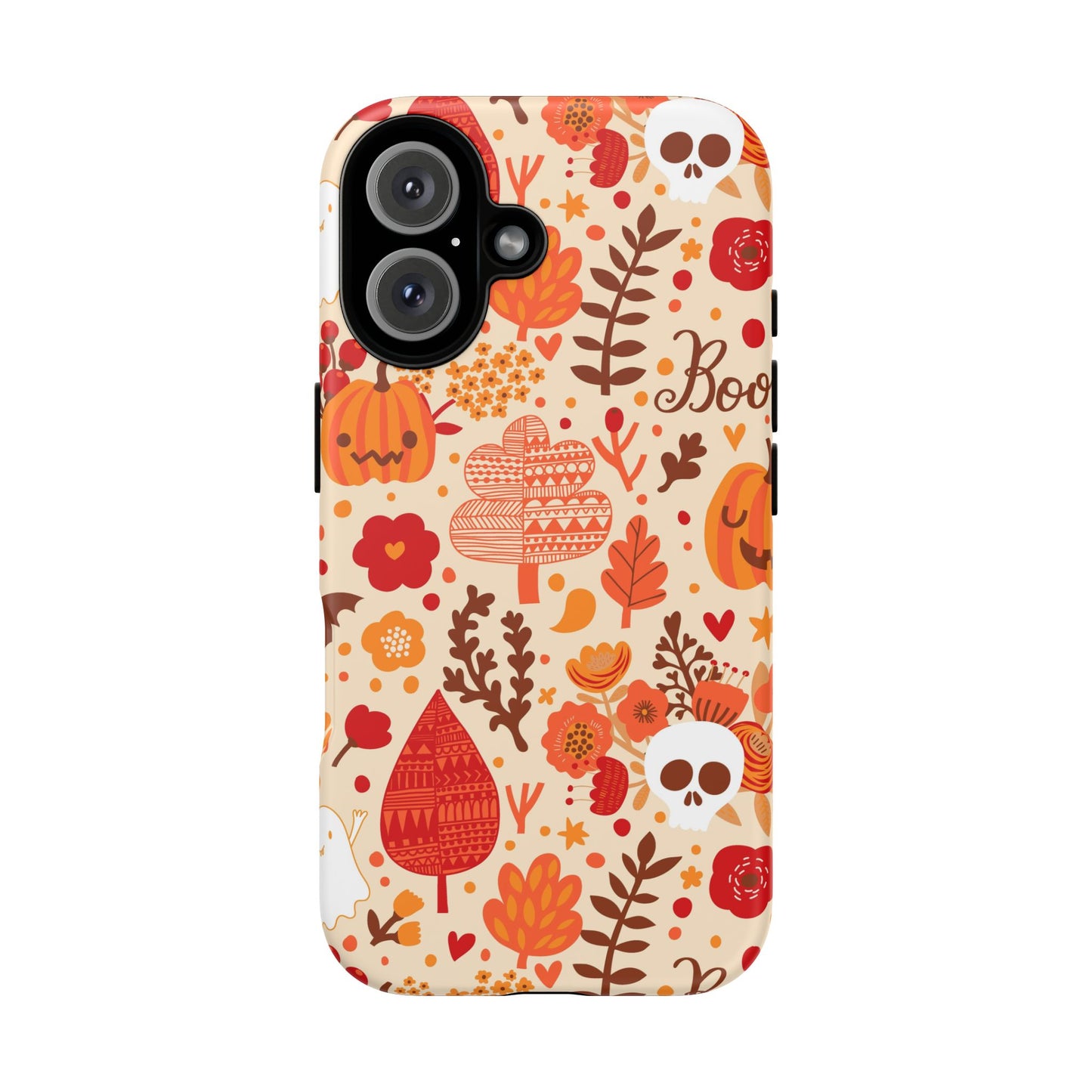 Autumn Phone Case - Cozy Fall Vibes, Pumpkin Decor, Halloween Gift, Floral Design, Seasonal Aesthetic