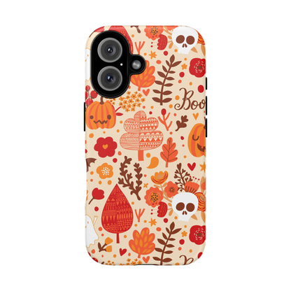 Autumn Phone Case - Cozy Fall Vibes, Pumpkin Decor, Halloween Gift, Floral Design, Seasonal Aesthetic