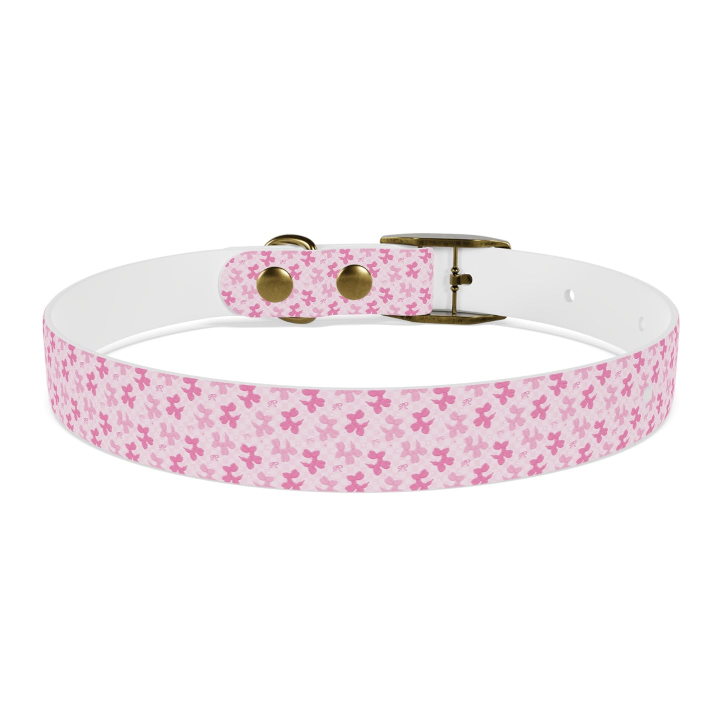 Cute Floral Dog Collar, Pet Accessories, Dog Fashion, Personalized Pet Gift, Pink Puppy Collar, Dog Walking Gear - MaisonThreadory