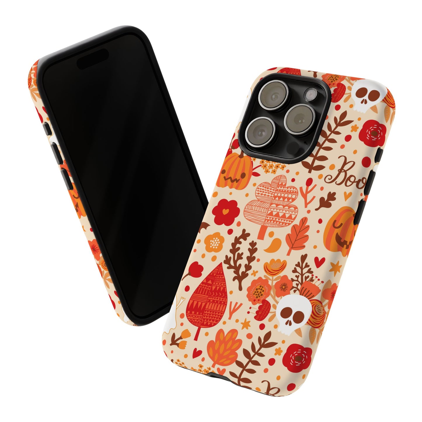 Autumn Phone Case - Cozy Fall Vibes, Pumpkin Decor, Halloween Gift, Floral Design, Seasonal Aesthetic