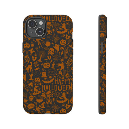 Halloween Phone Case, Tough Cases with Spooky Design, Trick or Treat Accessories, Perfect for Halloween Decor, Gift for Halloween Lovers