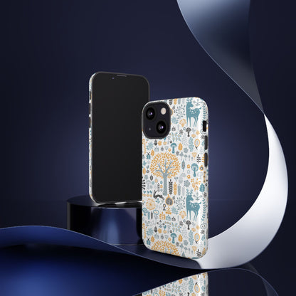 Nature-Inspired Phone Case, Durable Protective Cover, Bohemian Phone Accessory, Symbol of Strength, Eco-Friendly Gift