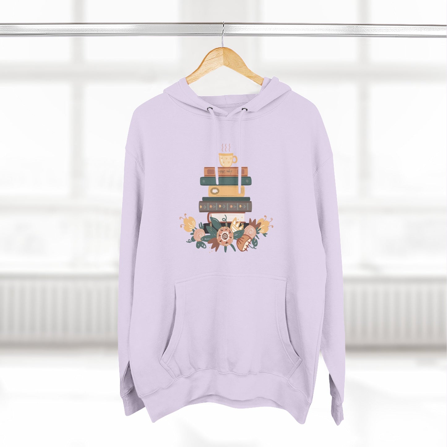 Cozy Book Lover's Hoodie | Three-Panel Fleece, Reading Gift, Literary Sweatshirt, Casual Apparel, Birthday Present, Book Club Outfit - MaisonThreadory