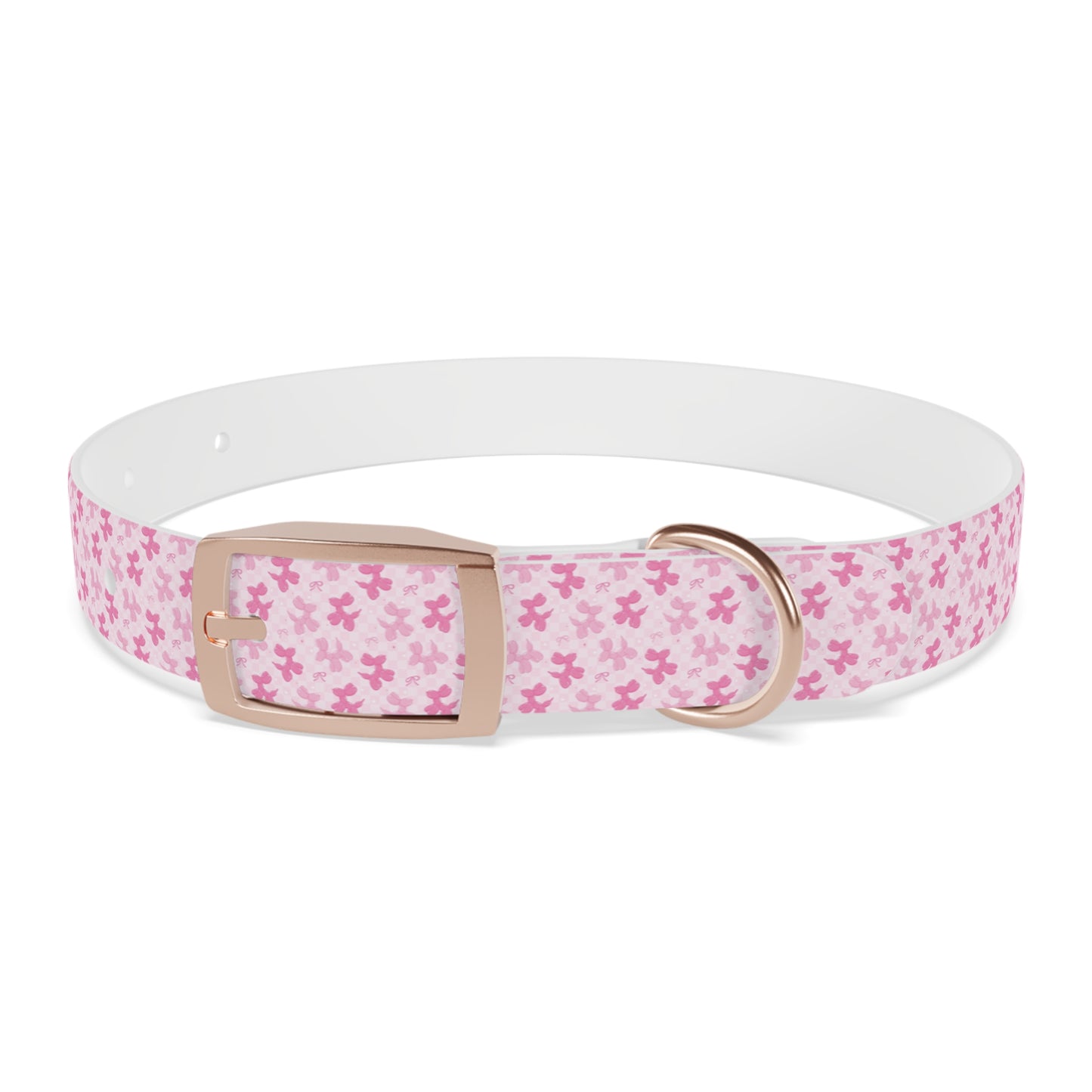 Cute Floral Dog Collar, Pet Accessories, Dog Fashion, Personalized Pet Gift, Pink Puppy Collar, Dog Walking Gear - MaisonThreadory