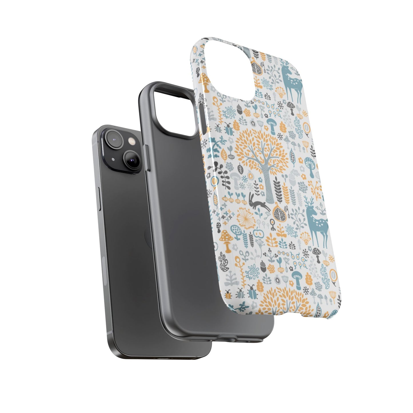 Nature-Inspired Phone Case, Durable Protective Cover, Bohemian Phone Accessory, Symbol of Strength, Eco-Friendly Gift