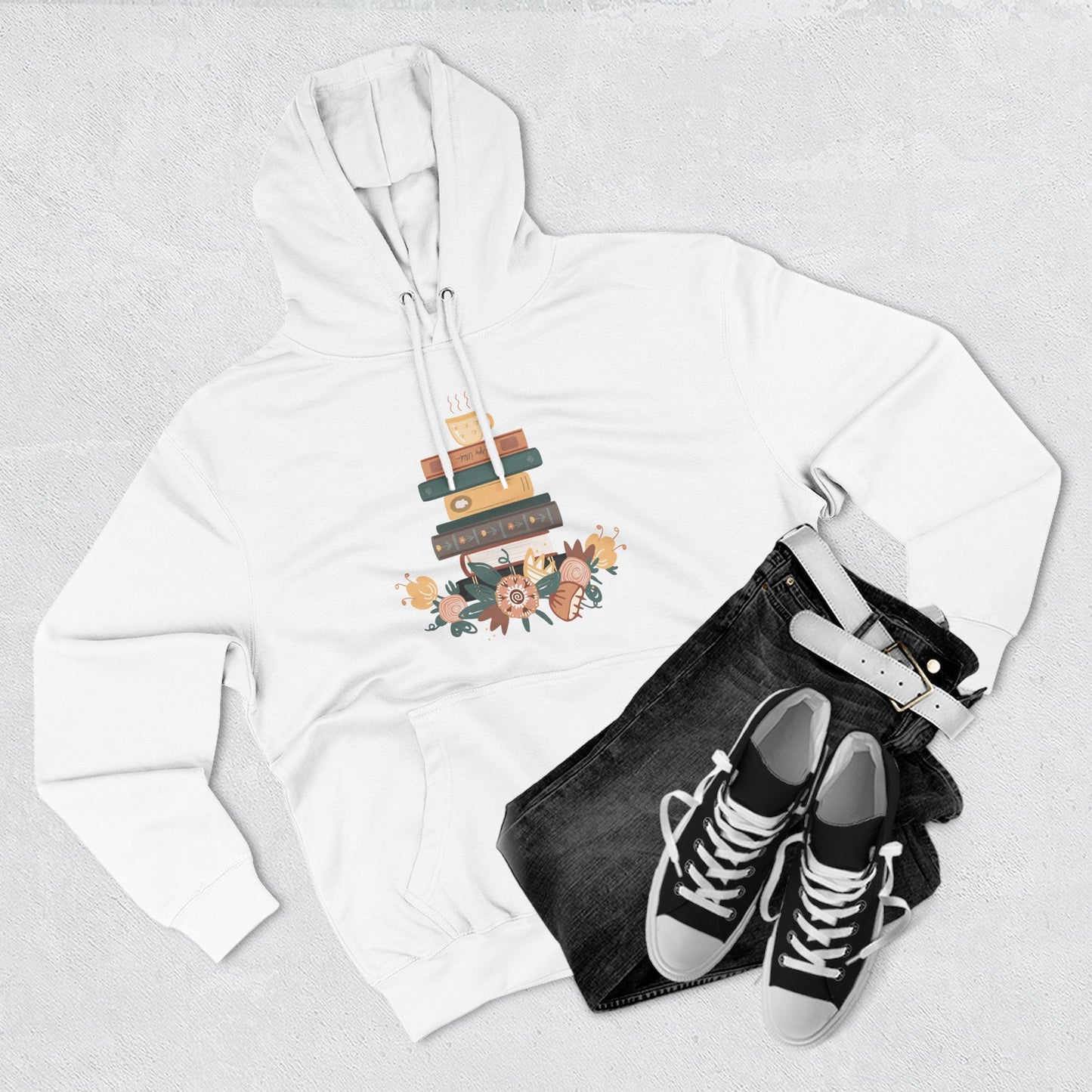 Cozy Book Lover's Hoodie | Three-Panel Fleece, Reading Gift, Literary Sweatshirt, Casual Apparel, Birthday Present, Book Club Outfit - MaisonThreadory