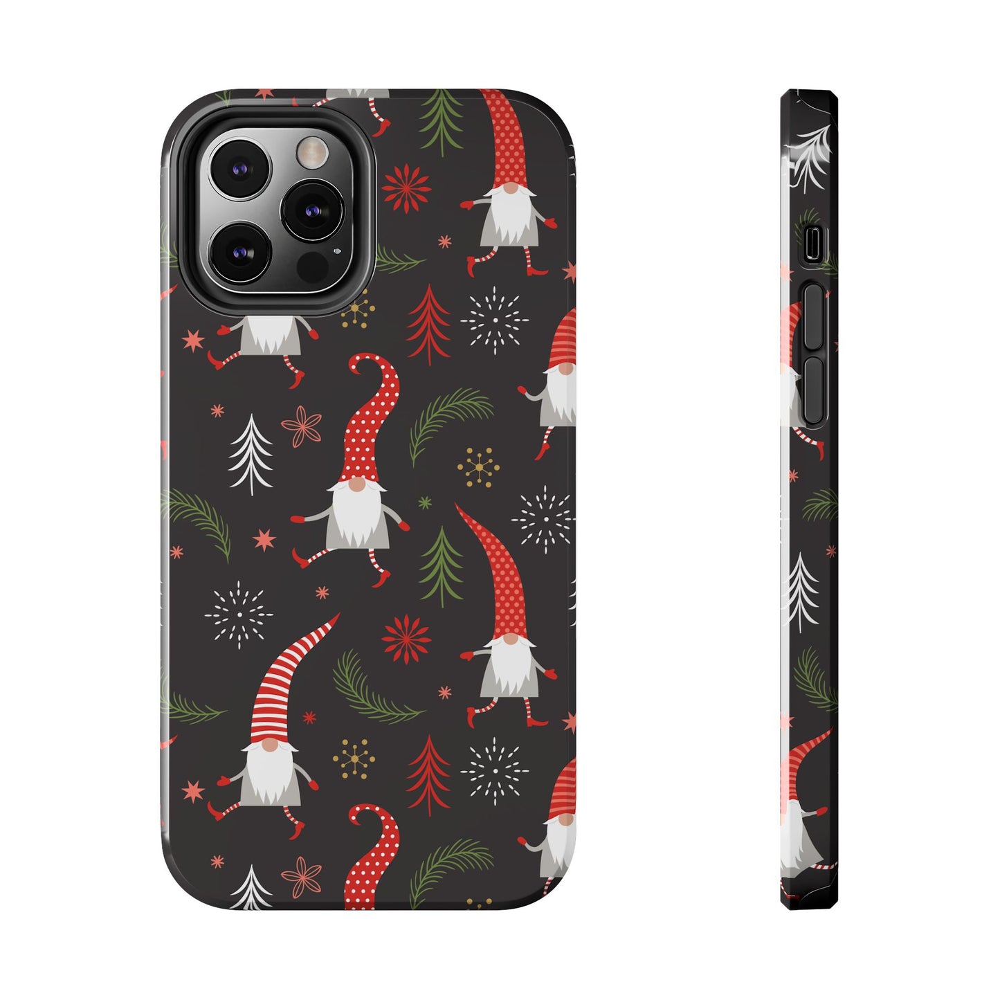 Gnomes & Holiday Cheer Tough Phone Cases, Cute Phone Accessories, Holiday Gift, Gnome Phone Cover, Festive Phone Protection, Winter Decor