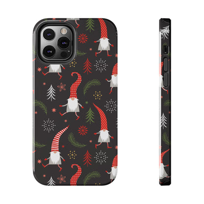 Gnomes & Holiday Cheer Tough Phone Cases, Cute Phone Accessories, Holiday Gift, Gnome Phone Cover, Festive Phone Protection, Winter Decor