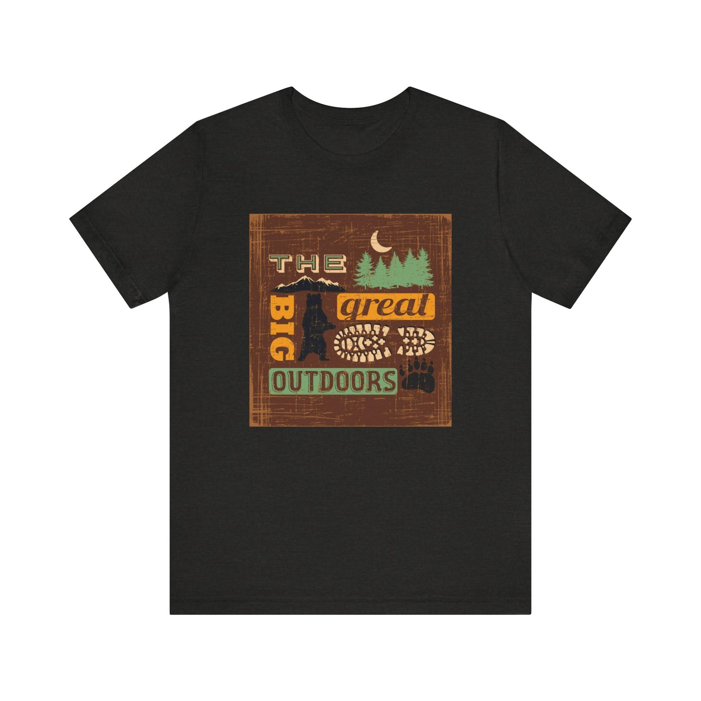 The Great Outdoors Unisex Tee, Adventure Shirt, Nature Lover Gift, Camping Apparel, Summer Vibes, Hiking Outfit - MaisonThreadory