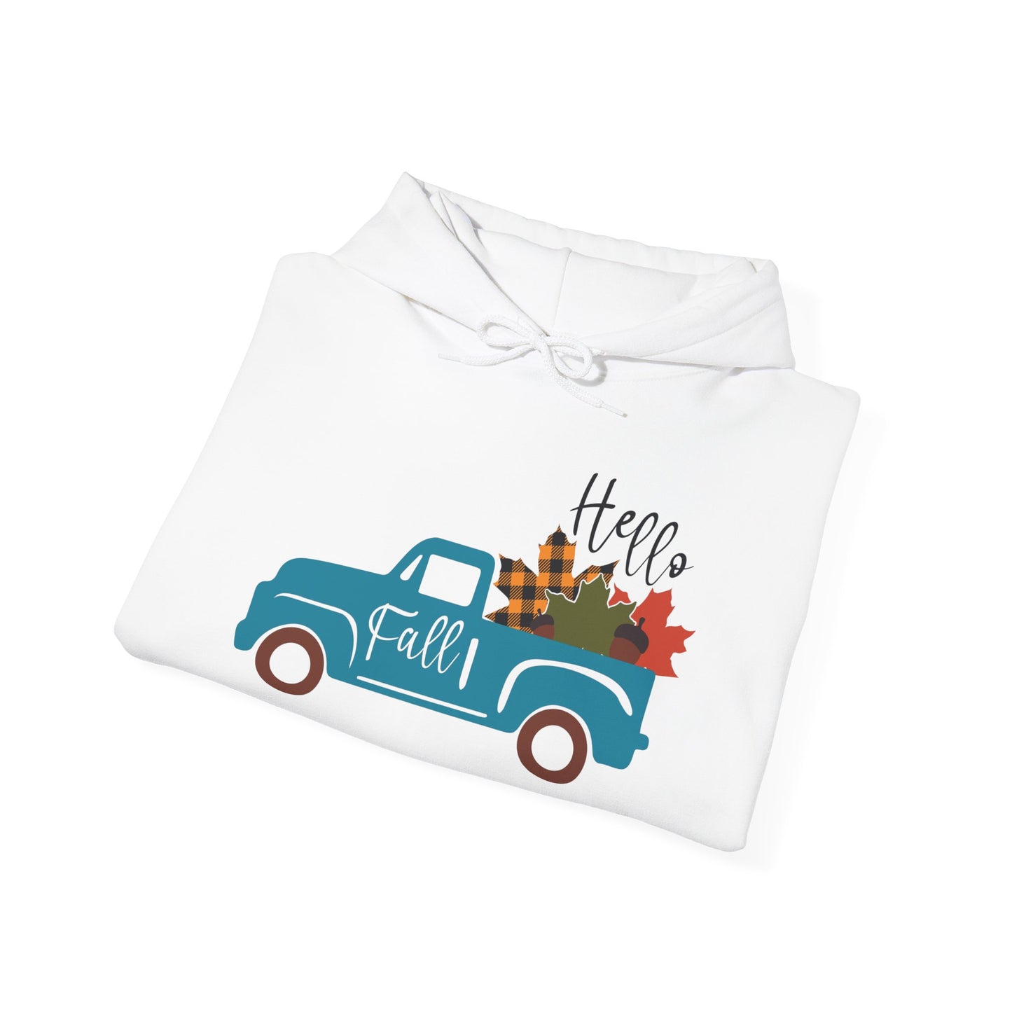 Fall Vibes Unisex Hoodie - Cozy Sweatshirt for Autumn, Perfect Gift for Thanksgiving & Casual Outfits, Hello Fall Design - MaisonThreadory