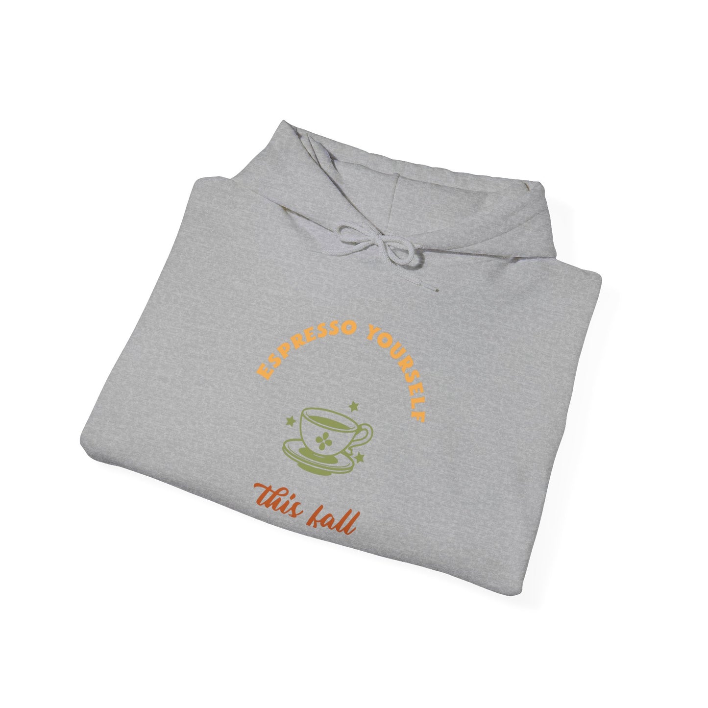 Fall Vibes Hoodie, Cozy Autumn Sweatshirt, Espresso Yourself Sweatshirt, Gift for Coffee Lovers, Casual Fall Fashion - MaisonThreadory