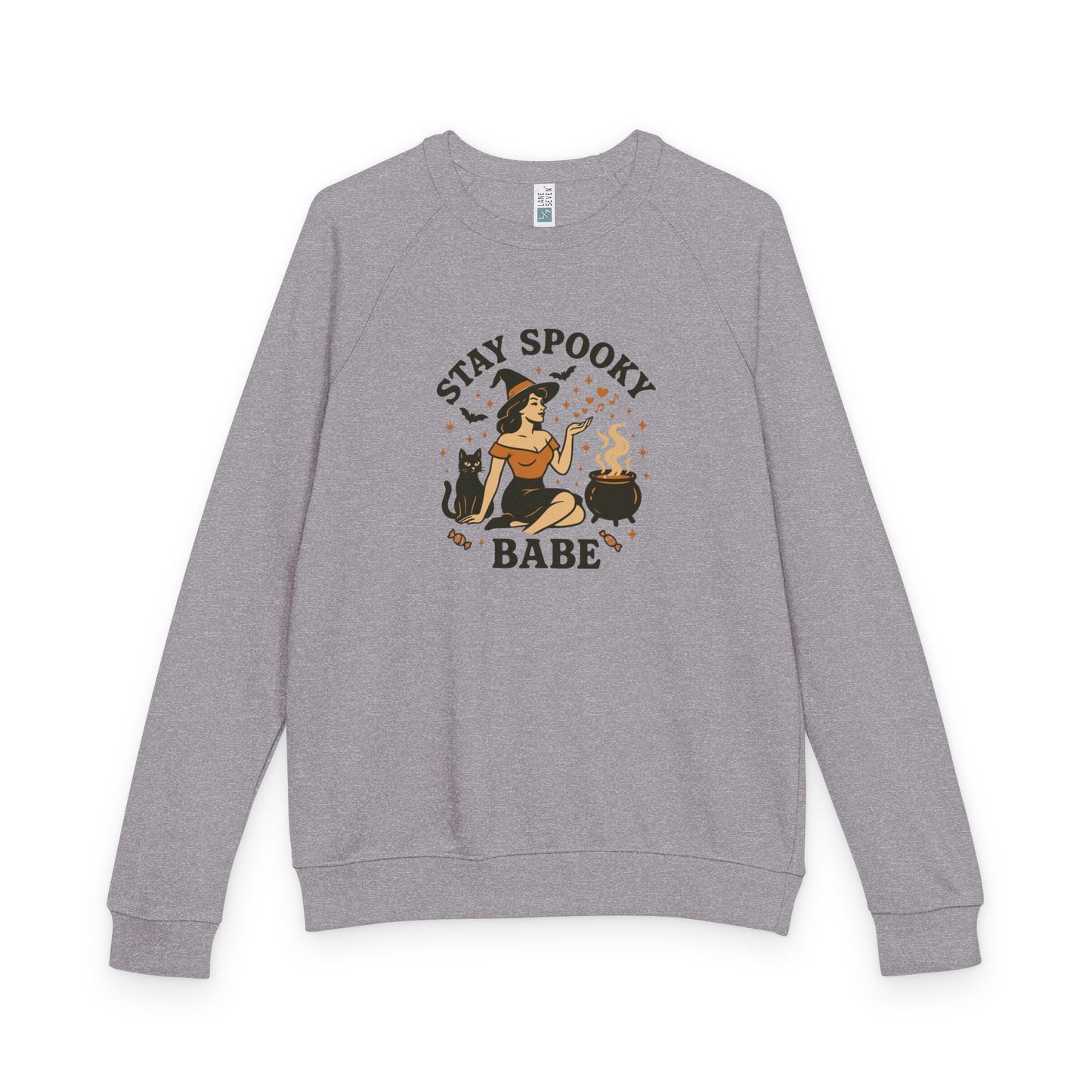 Stay Spooky Babe Unisex French Terry Raglan Crewneck Sweatshirt, Cozy Halloween Apparel, Perfect for Fall Celebrations, Unique Gift [...]