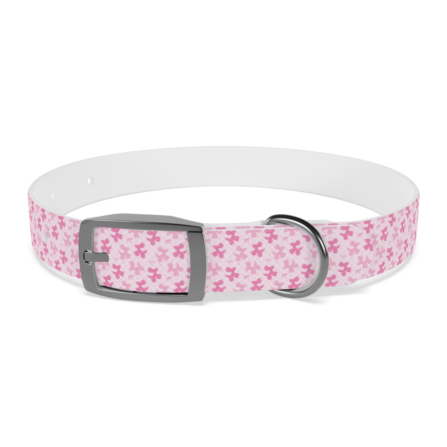 Cute Floral Dog Collar, Pet Accessories, Dog Fashion, Personalized Pet Gift, Pink Puppy Collar, Dog Walking Gear - MaisonThreadory