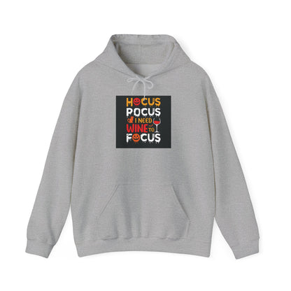 Hocus Pocus Hoodie - Halloween Sweatshirt | Wine Lovers Gift | Cozy Fall Apparel | Unisex Sweatshirt | Fun Autumn Style | Trick or [...] - MaisonThreadory
