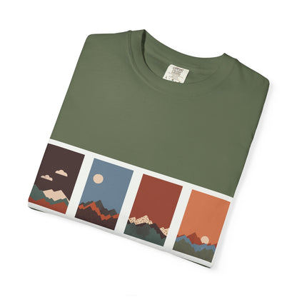 Unisex Mountain Sunset T-Shirt | Cozy Casual Wear, Nature Lover Gift, Travel Tee, Outdoor Adventure Shirt, Hiking Apparel