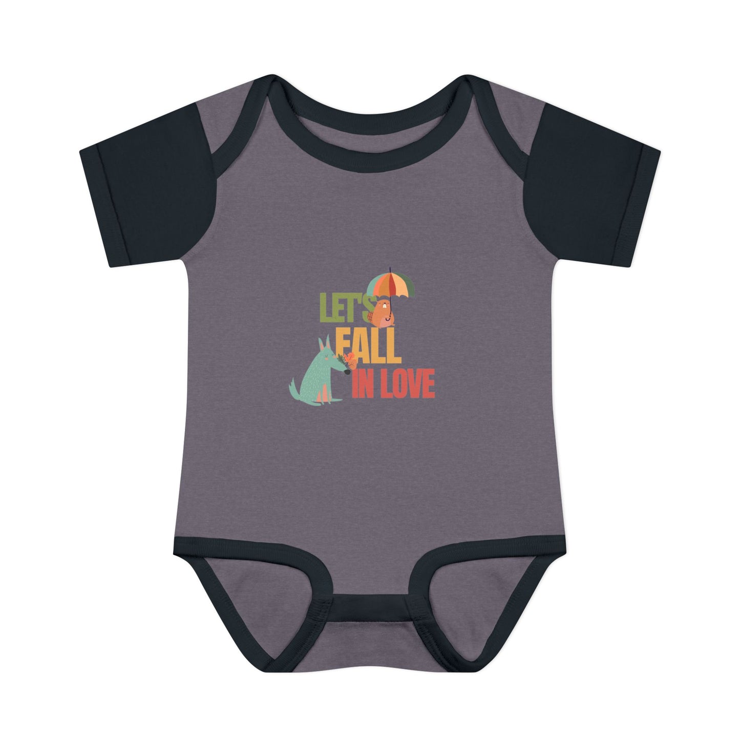 Autumn Baby Bodysuit - Let's Fall in Love, Cute Infant Outfit, Seasonal Gift, Baby Shower Present, Little One's Fall Fashion - MaisonThreadory