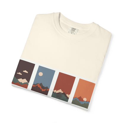 Unisex Mountain Sunset T-Shirt | Cozy Casual Wear, Nature Lover Gift, Travel Tee, Outdoor Adventure Shirt, Hiking Apparel