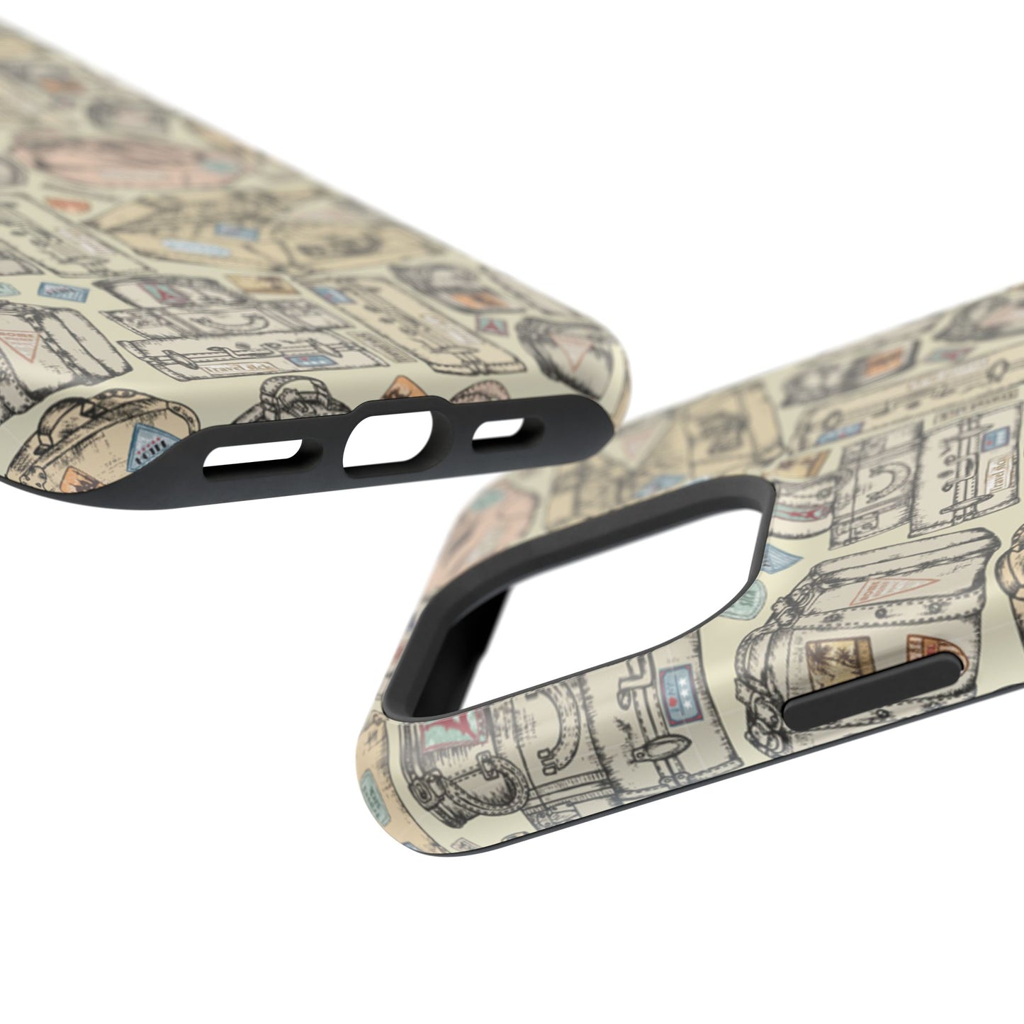 Travel-Inspired Magnetic Tough Cases, Unique Phone Accessories, Perfect for Adventurers, Great Gift for Travelers or Holidays