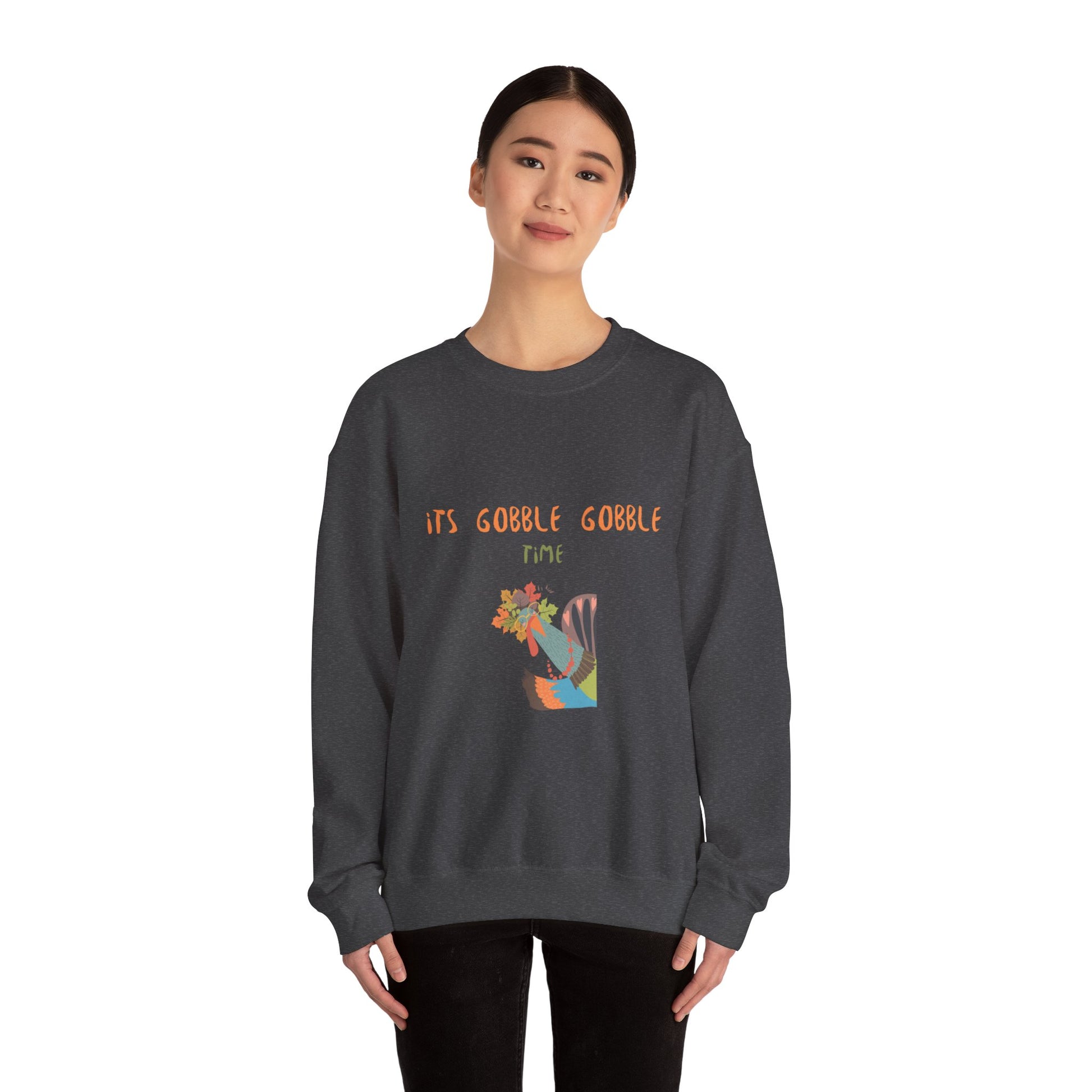 Thanksgiving Vibe Crewneck Sweatshirt, Fall Fashion, Unisex Sweatshirt, Cozy Gift for Her, Autumn Apparel, Holiday Wear - MaisonThreadory