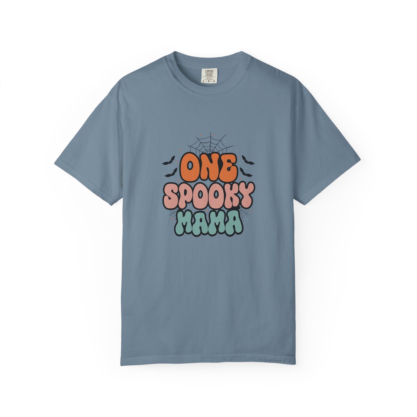 Unisex Halloween T-Shirt, One Spooky Mama Tee, Casual Fall Apparel, Gift for Moms, Halloween Festivities, Spooky Season Shirt