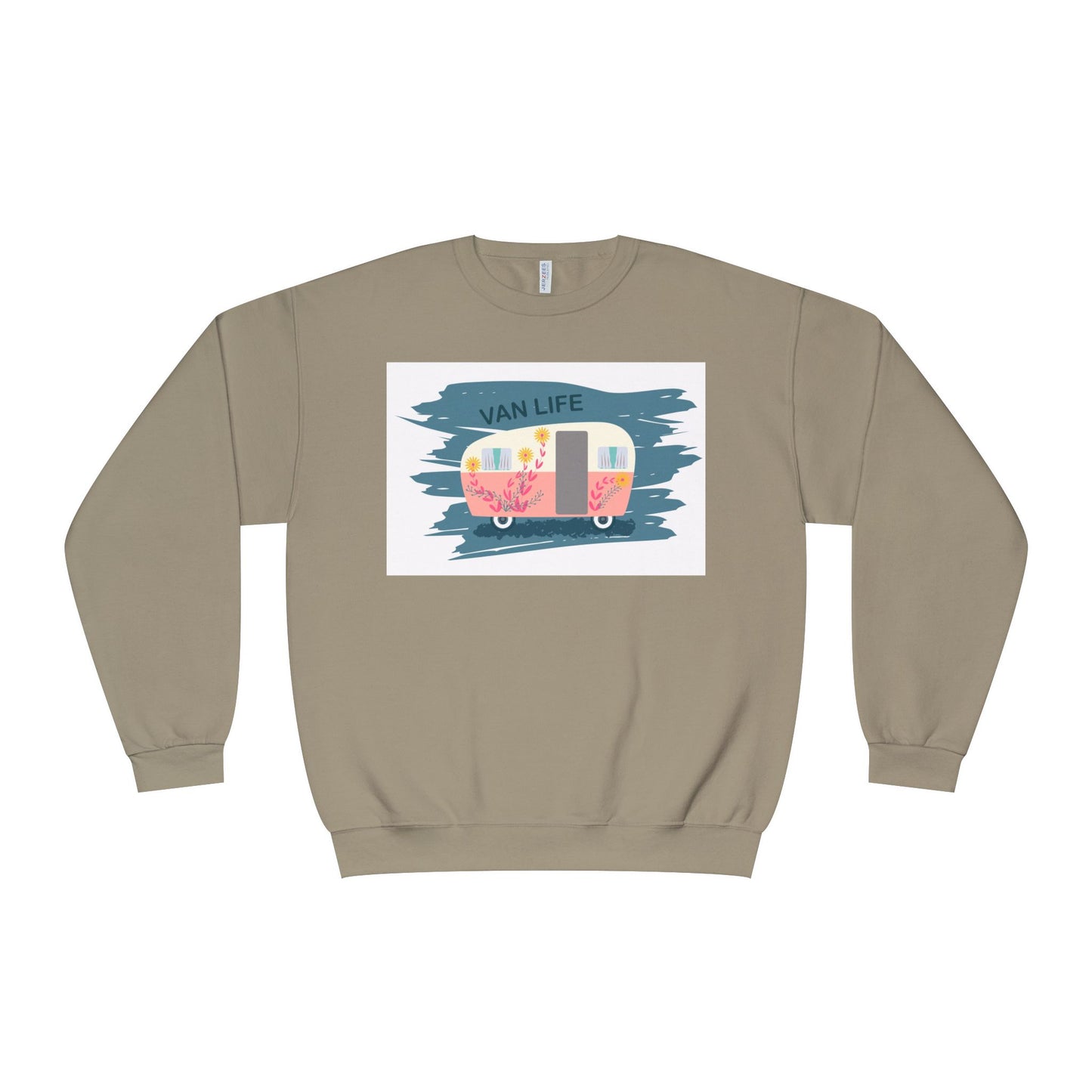 Van Life Sweatshirt, Cozy Crewneck for Adventure Lovers, Travel Apparel for Road Trips, Perfect Gift for Campers & Van Enthusiasts - MaisonThreadory
