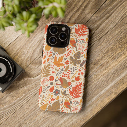 Floral Phone Case - Tough Cases for Nature Lovers, Stylish Cover, Nature-Themed Gift, Phone Accessories, Fall Aesthetic