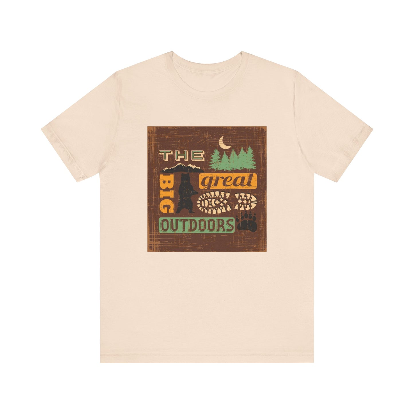 The Great Outdoors Unisex Tee, Adventure Shirt, Nature Lover Gift, Camping Apparel, Summer Vibes, Hiking Outfit - MaisonThreadory