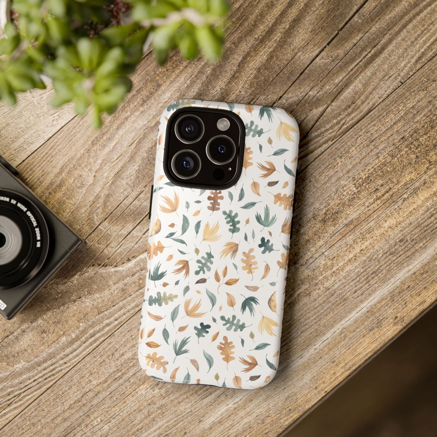 Stylish Floral Phone Case - Tough Cases, Nature-Inspired Design, Gift for Her, Phone Accessory, Floral Pattern Cover