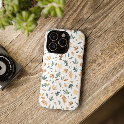 Stylish Floral Phone Case - Tough Cases, Nature-Inspired Design, Gift for Her, Phone Accessory, Floral Pattern Cover