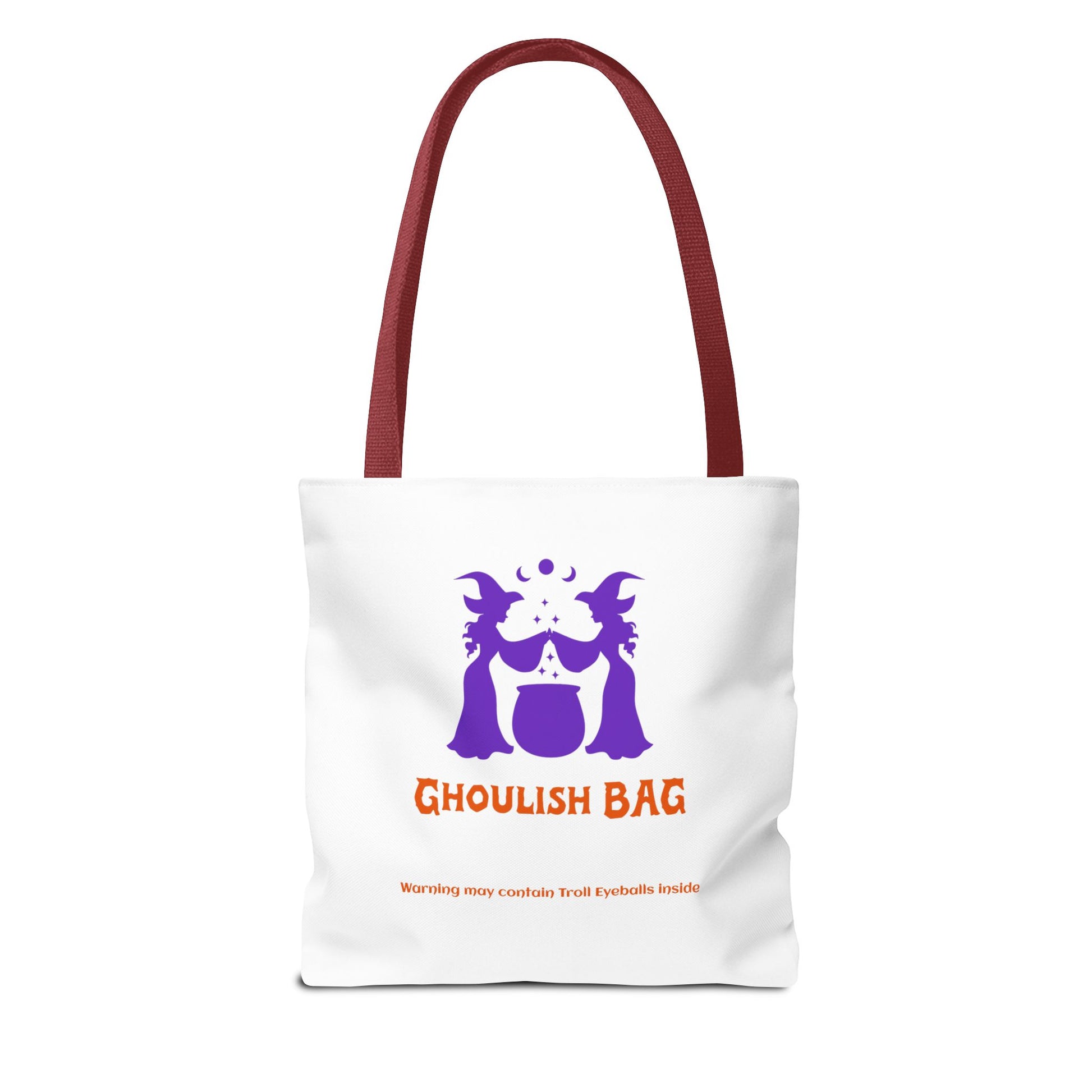 Ghoulish Tote Bag - Spooky Halloween Carryall, Trick-or-Treat Bag, Witchy Gift, Ghoul Tote for Fall, Party Essential - MaisonThreadory