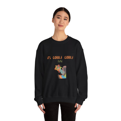 Thanksgiving Vibe Crewneck Sweatshirt, Fall Fashion, Unisex Sweatshirt, Cozy Gift for Her, Autumn Apparel, Holiday Wear - MaisonThreadory