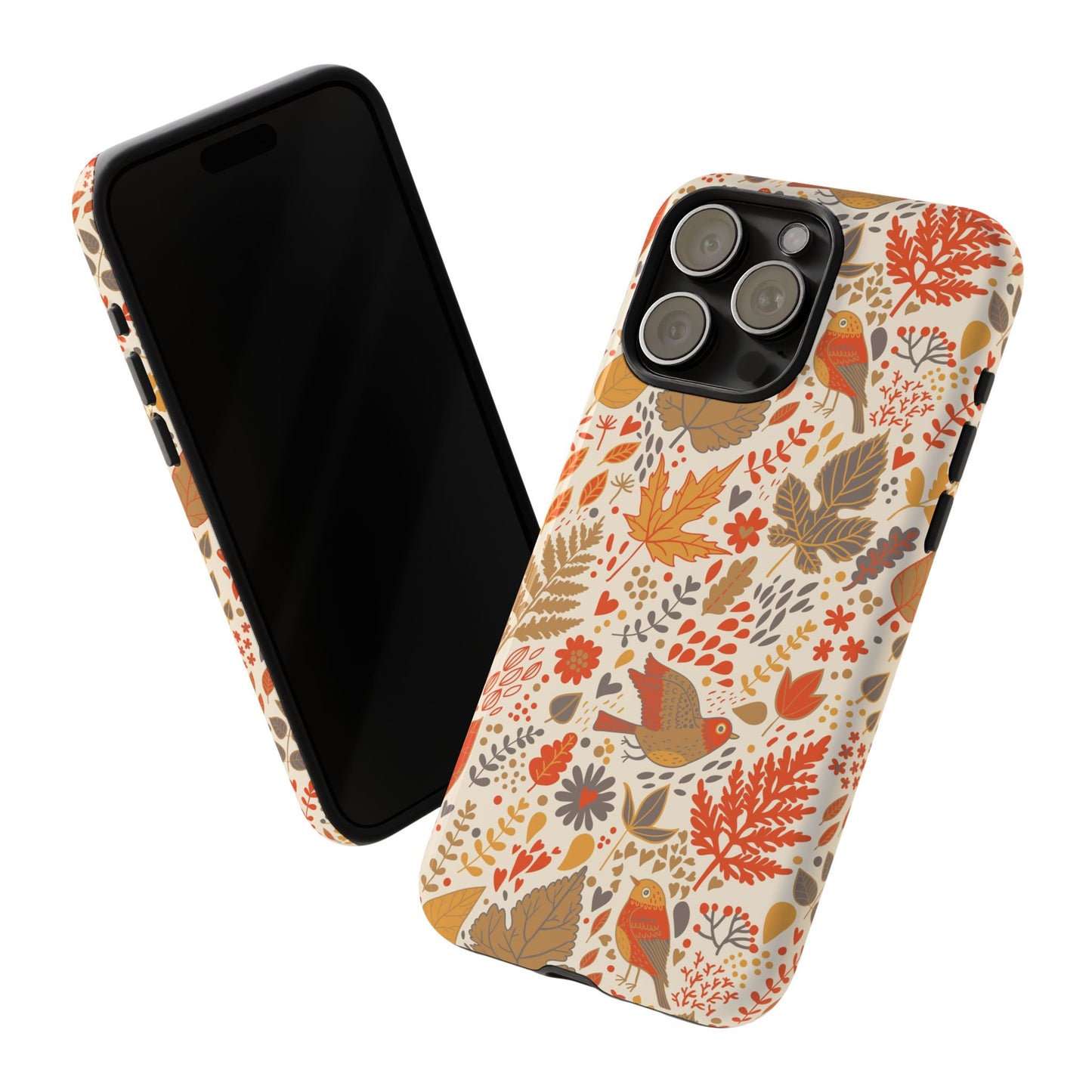 Floral Phone Case - Tough Cases for Nature Lovers, Stylish Cover, Nature-Themed Gift, Phone Accessories, Fall Aesthetic