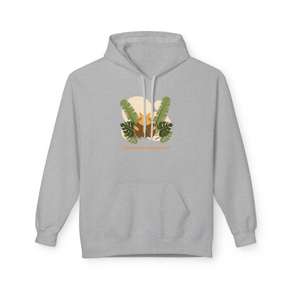 Nature-Inspired Fleece Hoodie | Cozy Unisex Sweatshirt for Outdoor Lovers, Great for Camping, Hiking, Gift for Adventurers - MaisonThreadory