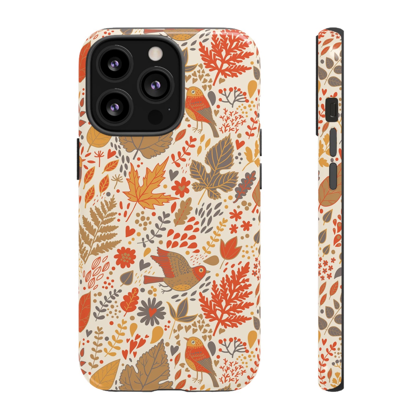 Floral Phone Case - Tough Cases for Nature Lovers, Stylish Cover, Nature-Themed Gift, Phone Accessories, Fall Aesthetic