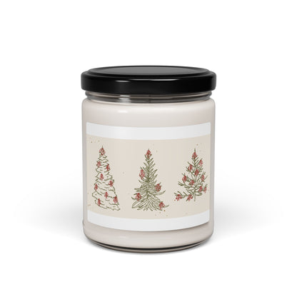 Christmas Tree Soy Candle — 9oz Scented Holiday Candle