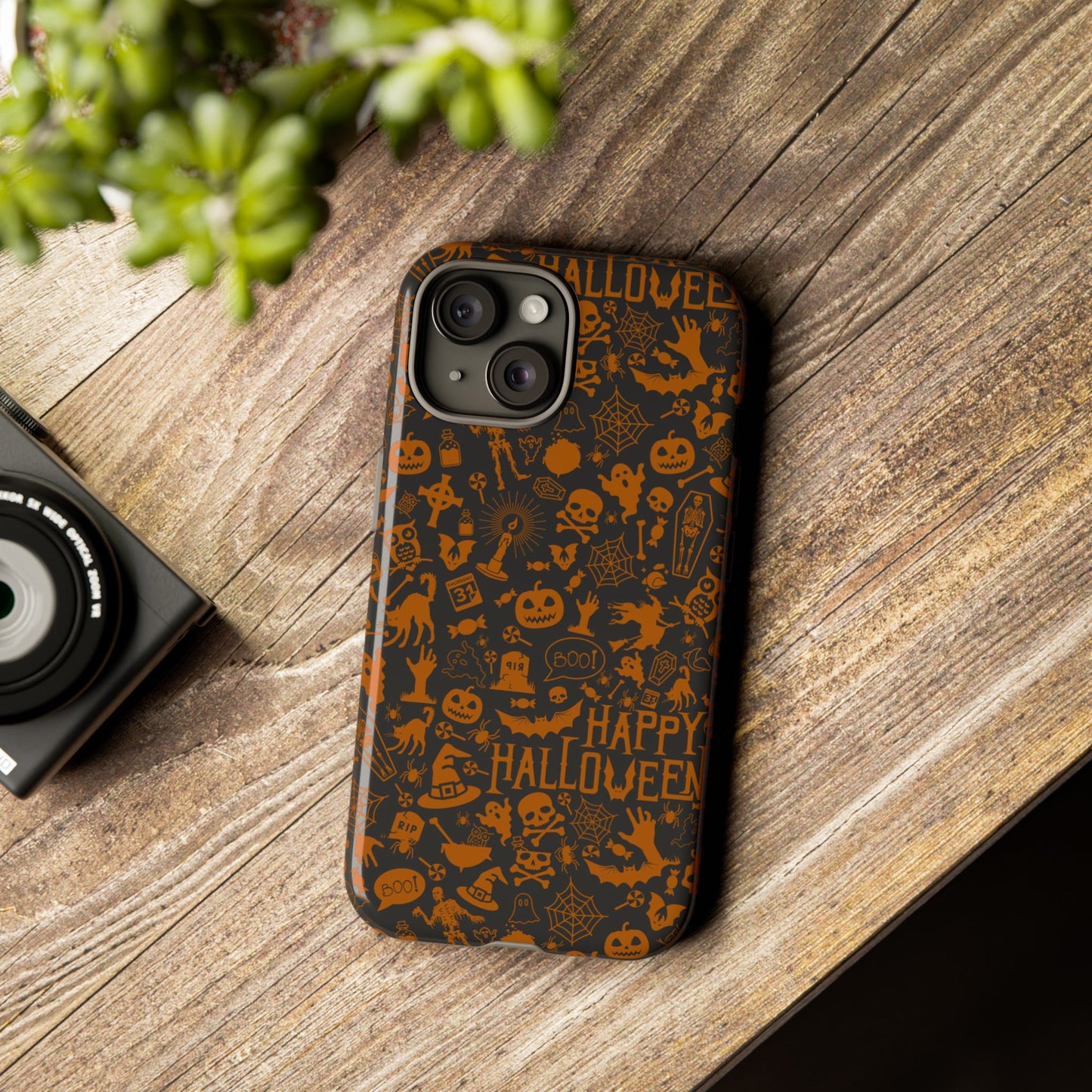 Halloween Phone Case, Tough Cases with Spooky Design, Trick or Treat Accessories, Perfect for Halloween Decor, Gift for Halloween Lovers