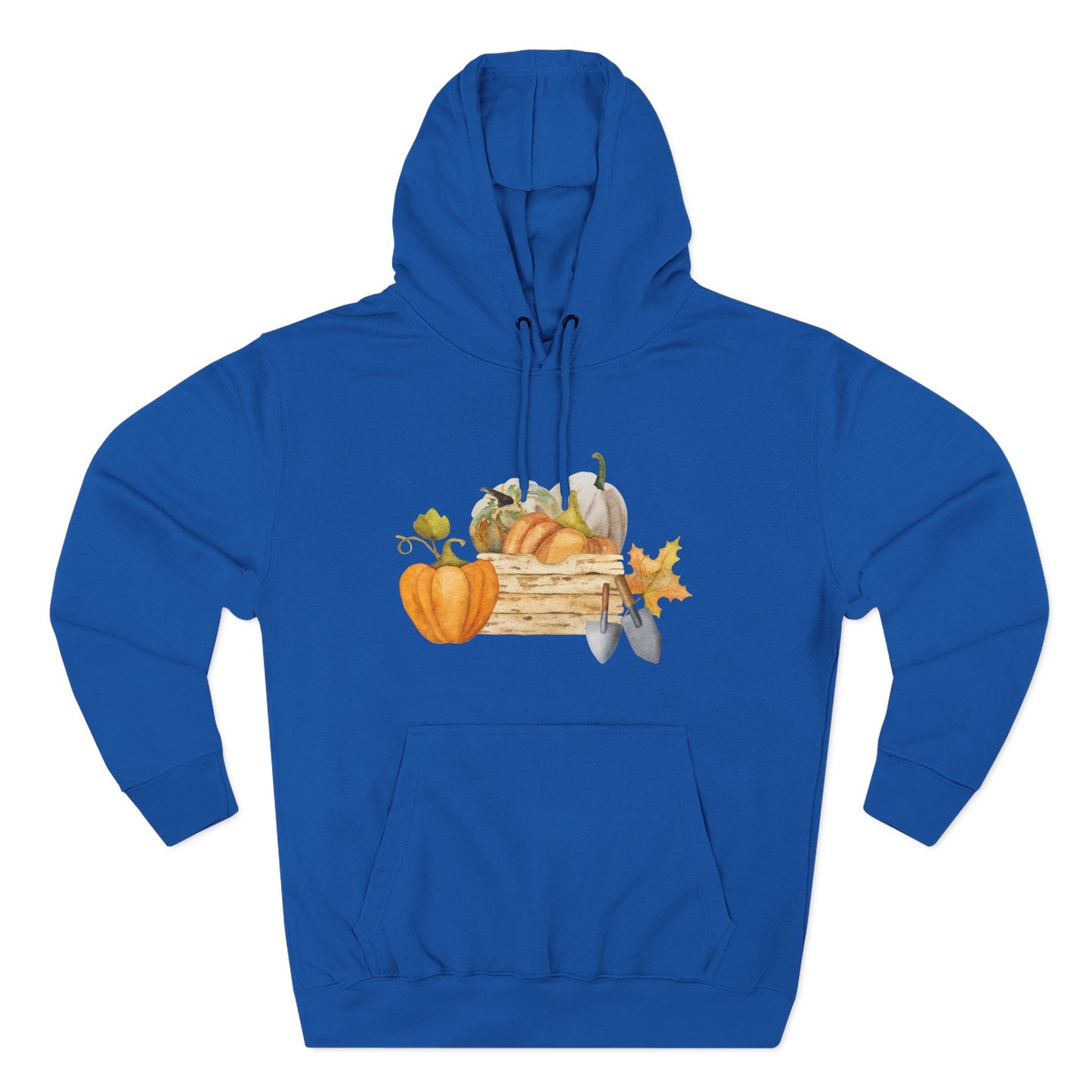Autumn Harvest Fleece Hoodie, Cozy Fall Sweatshirt, Pumpkin Hoodie, Seasonal Apparel, Gift for Thanksgiving