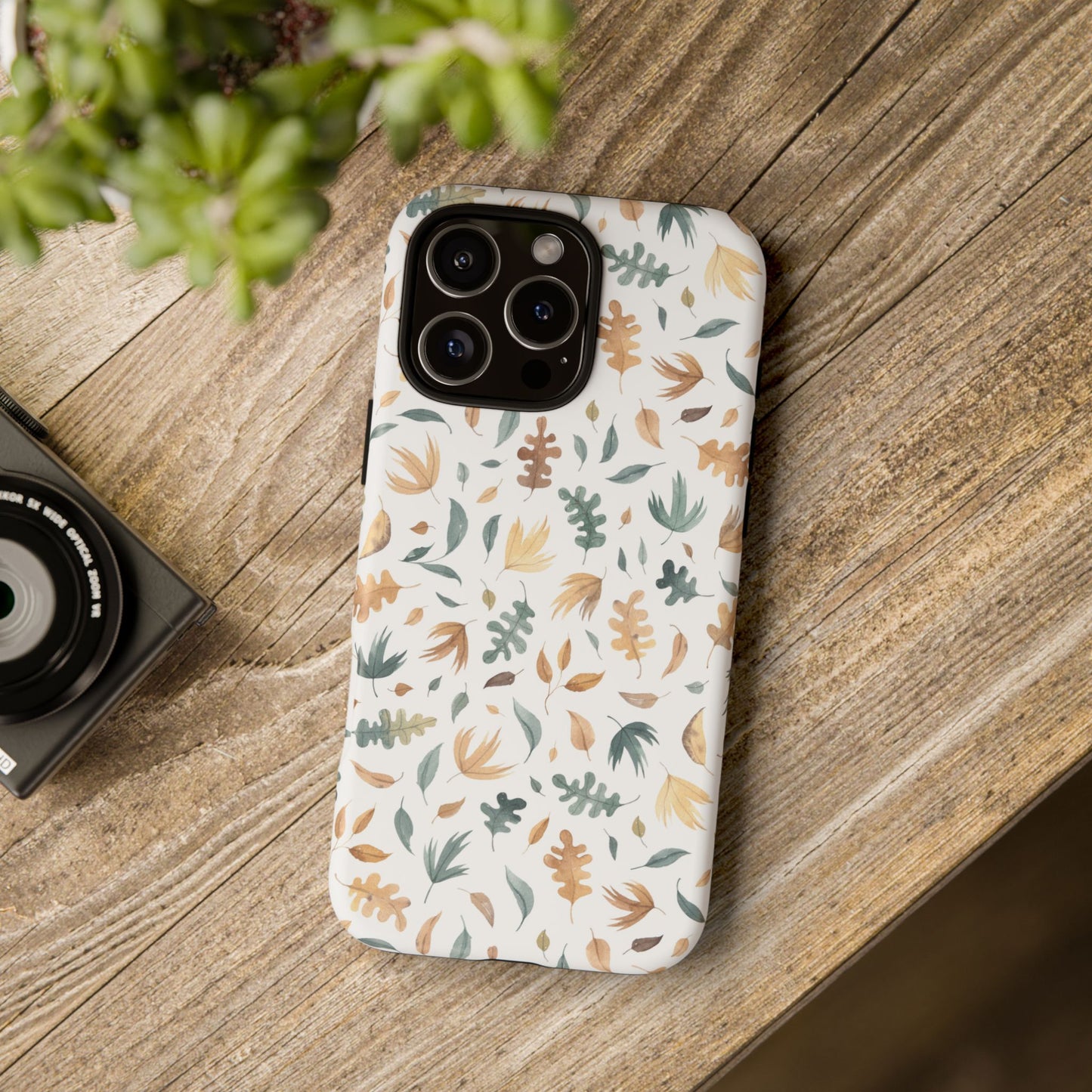 Stylish Floral Phone Case - Tough Cases, Nature-Inspired Design, Gift for Her, Phone Accessory, Floral Pattern Cover