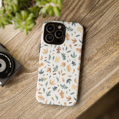 Stylish Floral Phone Case - Tough Cases, Nature-Inspired Design, Gift for Her, Phone Accessory, Floral Pattern Cover