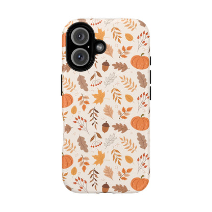Autumn Floral Phone Case - Tough Magnetic Cases for Fall, Seasonal Accessories, Nature Lover Gifts, Cute Phone Cover, Unique Phone Case - MaisonThreadory
