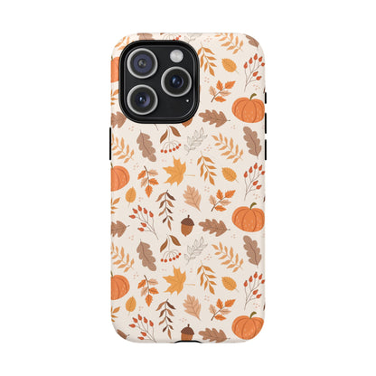 Autumn Floral Phone Case - Tough Magnetic Cases for Fall, Seasonal Accessories, Nature Lover Gifts, Cute Phone Cover, Unique Phone Case - MaisonThreadory