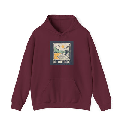 Outdoor Adventure Hooded Sweatshirt, Cozy Unisex Hoodie, Perfect for Hiking, Camping, Weekend Getaways, Gifts for Nature Lovers - MaisonThreadory