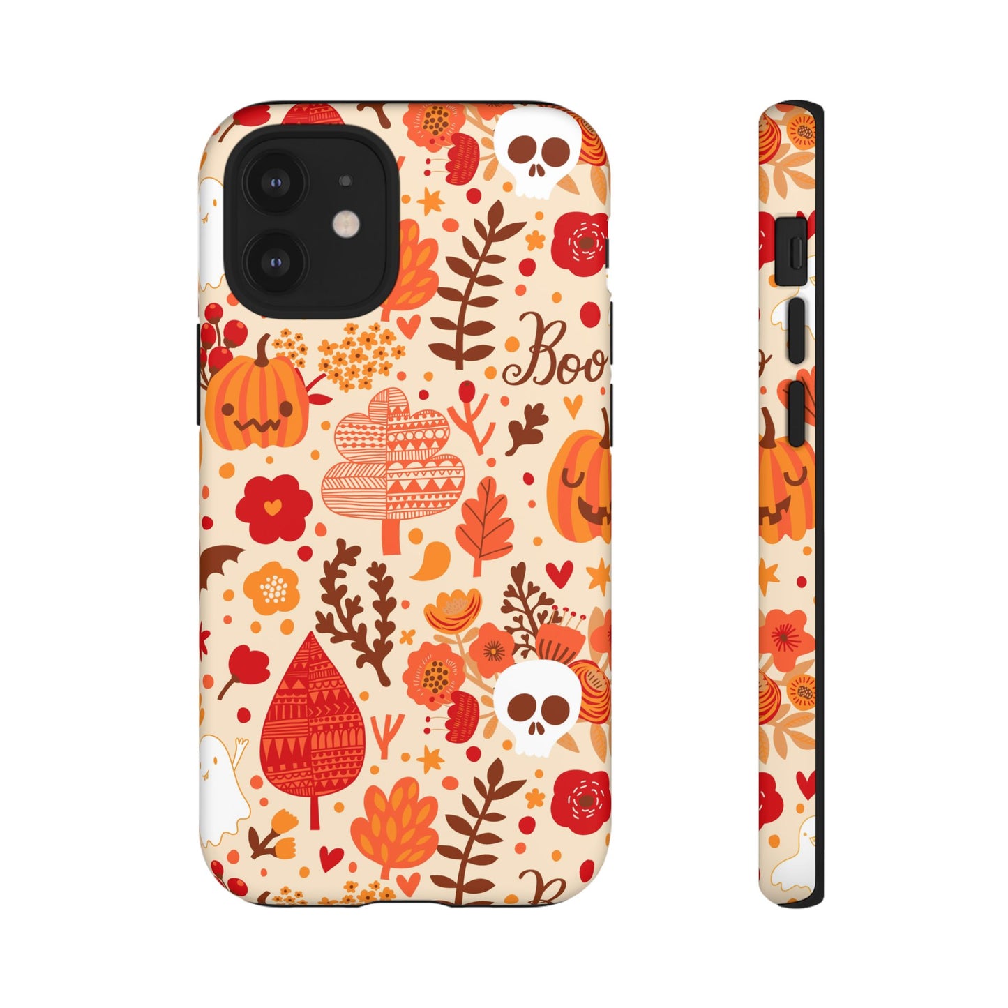 Autumn Phone Case - Cozy Fall Vibes, Pumpkin Decor, Halloween Gift, Floral Design, Seasonal Aesthetic