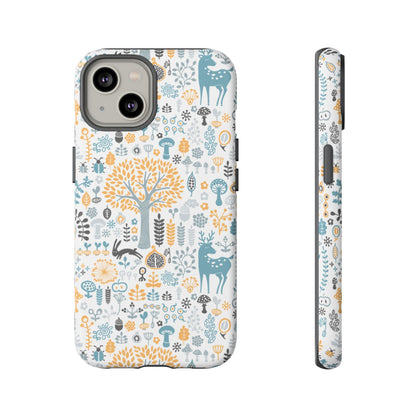 Nature-Inspired Phone Case, Durable Protective Cover, Bohemian Phone Accessory, Symbol of Strength, Eco-Friendly Gift