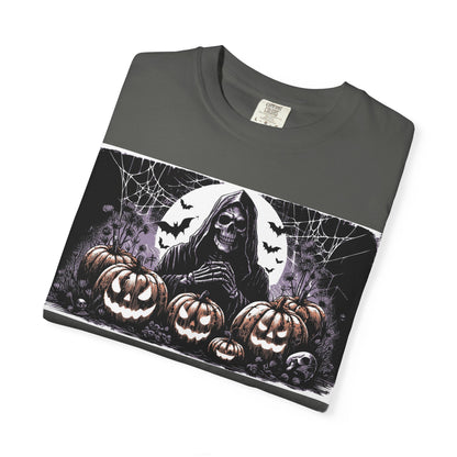 Spooky Halloween T-shirt, Unisex Graphic Tee, Ghostly Apparel, Fall Fashion, Pumpkin Shirt, Halloween Costume Top