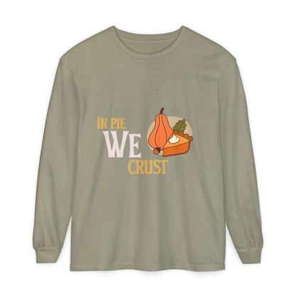 Fall Kitchen Humor Long Sleeve T-Shirt, Thanksgiving Gift, Thanksgiving Sweater, Pie Lovers Shirt, Cozy Fall Apparel, Unisex Sweatshirt - MaisonThreadory