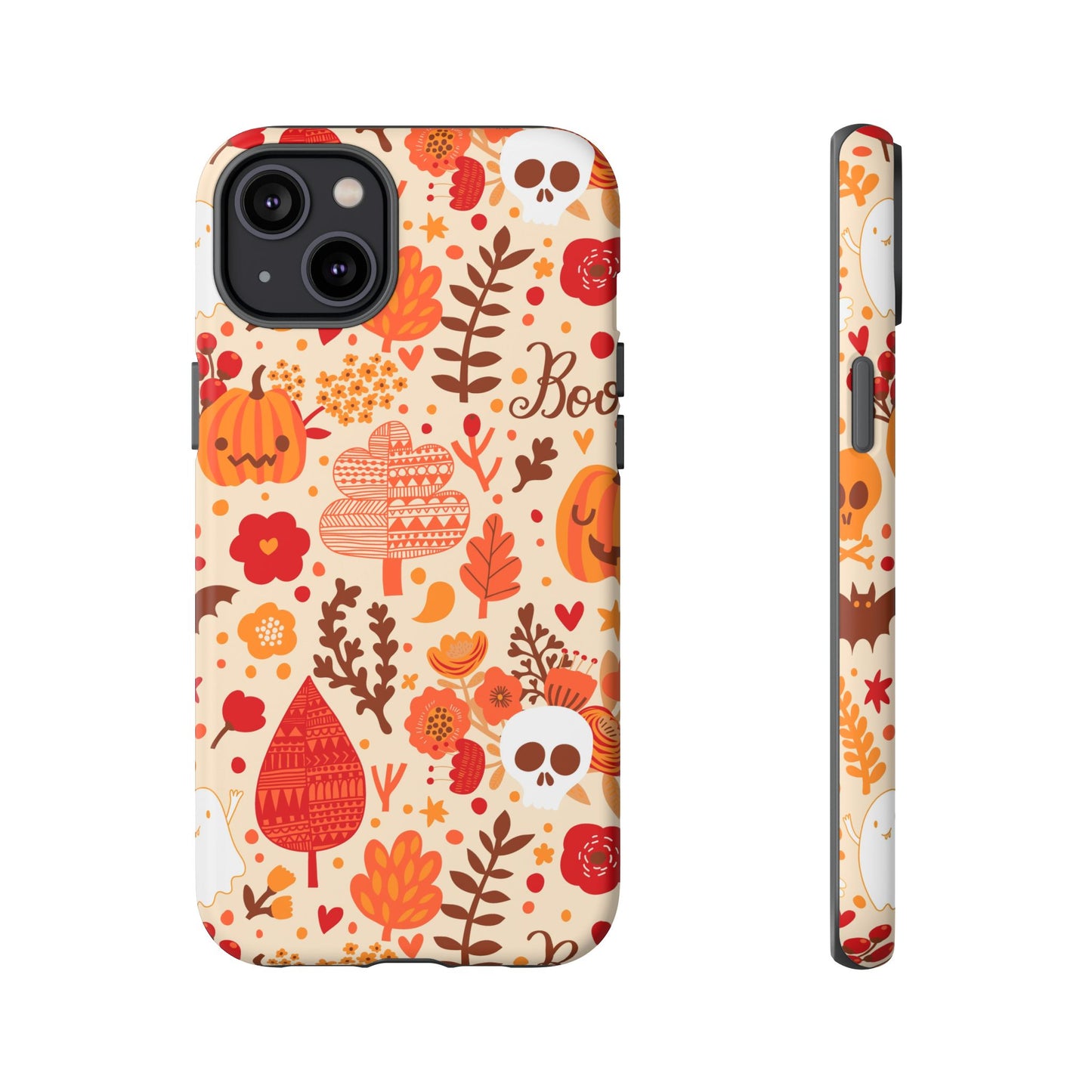 Autumn Phone Case - Cozy Fall Vibes, Pumpkin Decor, Halloween Gift, Floral Design, Seasonal Aesthetic