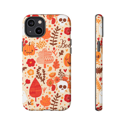 Autumn Phone Case - Cozy Fall Vibes, Pumpkin Decor, Halloween Gift, Floral Design, Seasonal Aesthetic