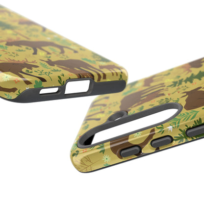 Moose Phone Case - Nature Lover's Accessory, Gifts for Outdoorsy Friends, Wildlife Decor, Eco-Friendly Cover, Forest Adventure Gear - MaisonThreadory