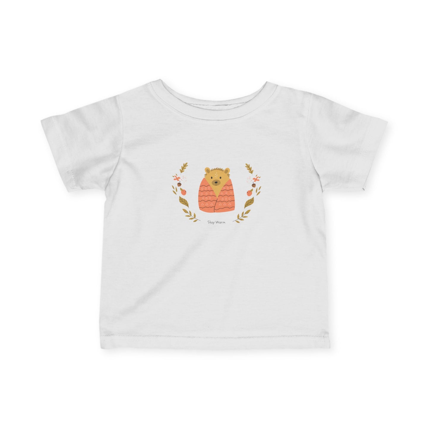 Adorable Baby Bear Tee, Infant T-Shirt, Cute Toddler Top, Cute Baby Gift, Animal Lover Apparel - MaisonThreadory
